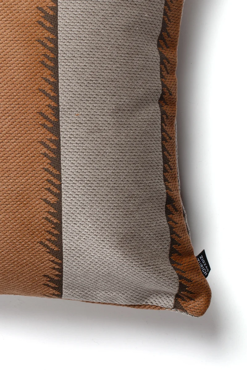 Indoor Outdoor Cushion "One Love" - Taupe Bronze