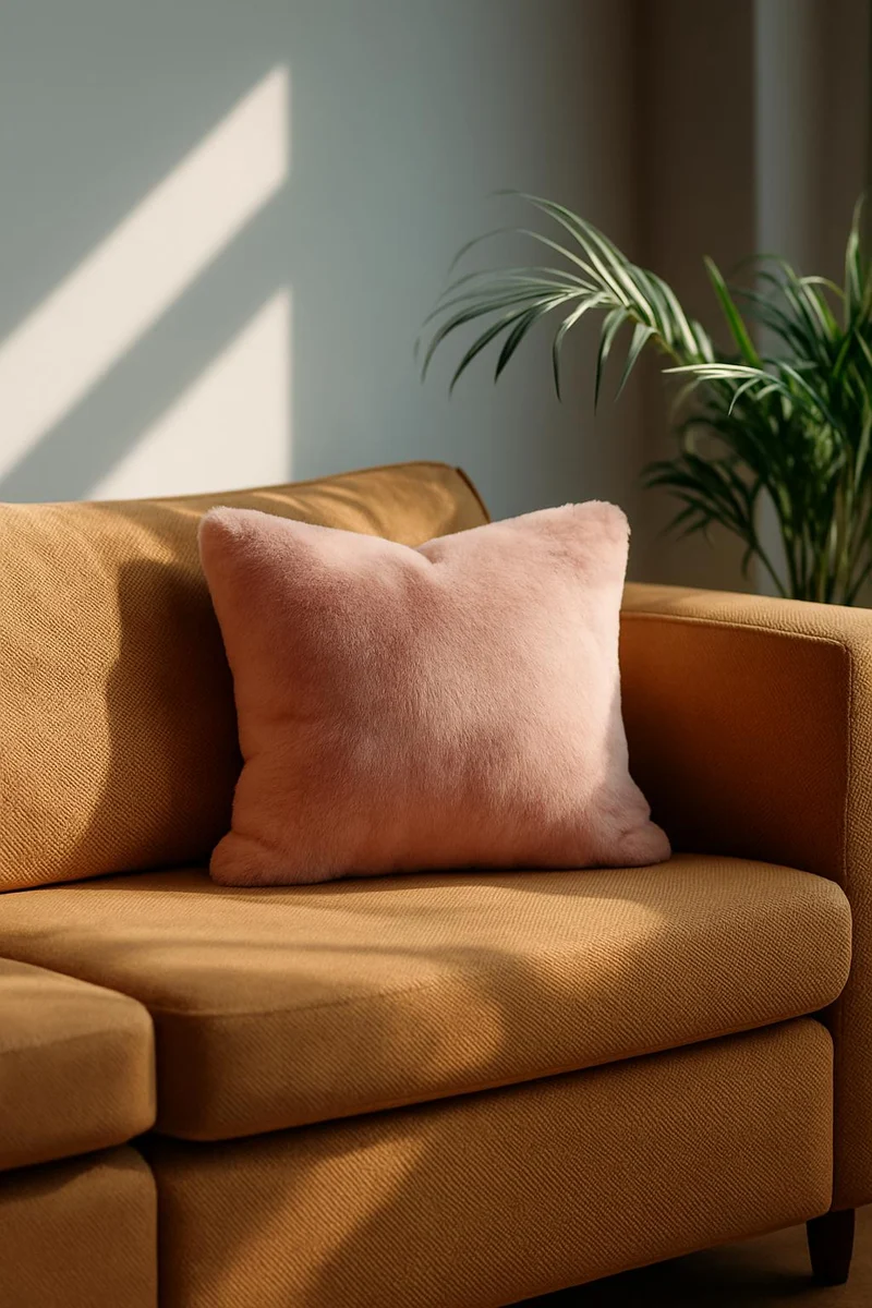 Fluff Cushion "Fluff" - Blush