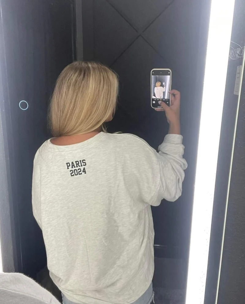 USA Sweatshirt (Ash Gray)