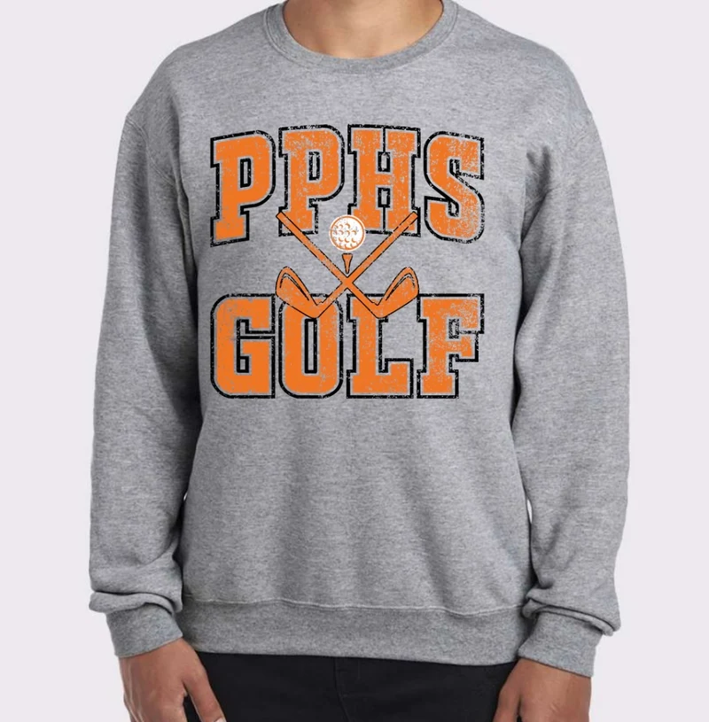 Golf Gray Tee/Sweatshirt