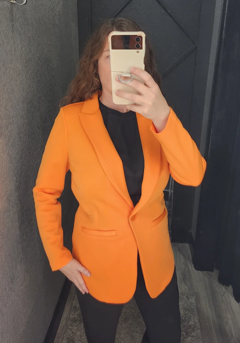 Stretchty Blazer (Orange)