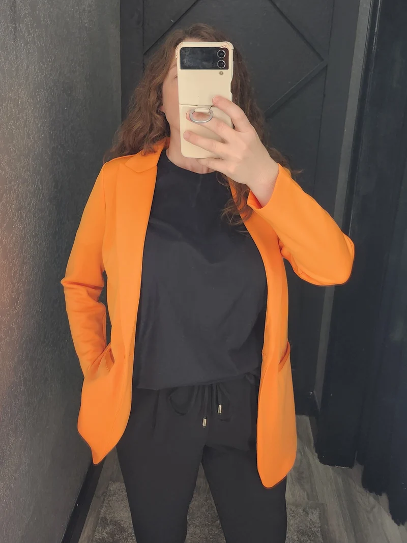 Stretchty Blazer (Orange)