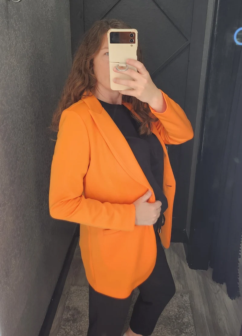 Stretchty Blazer (Orange)