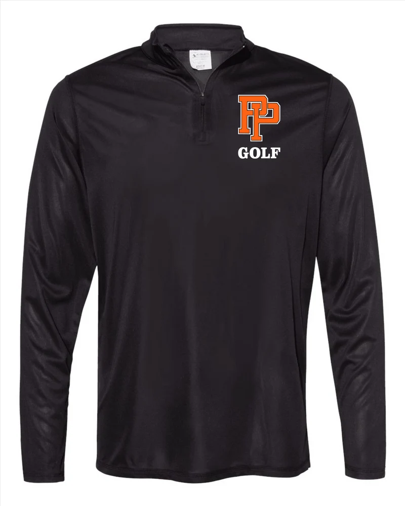 Golf 2026 Black 1/4 Zip Pullover