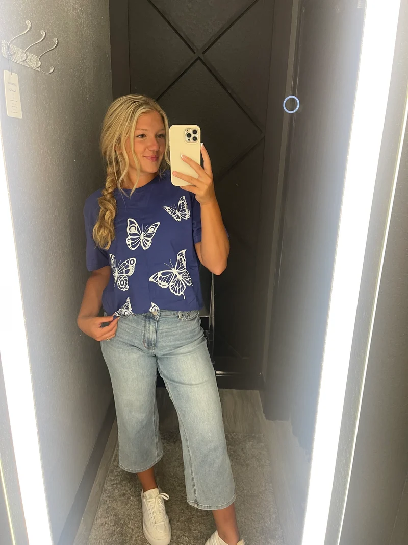Gloria Cropped Pants (Med./Light)