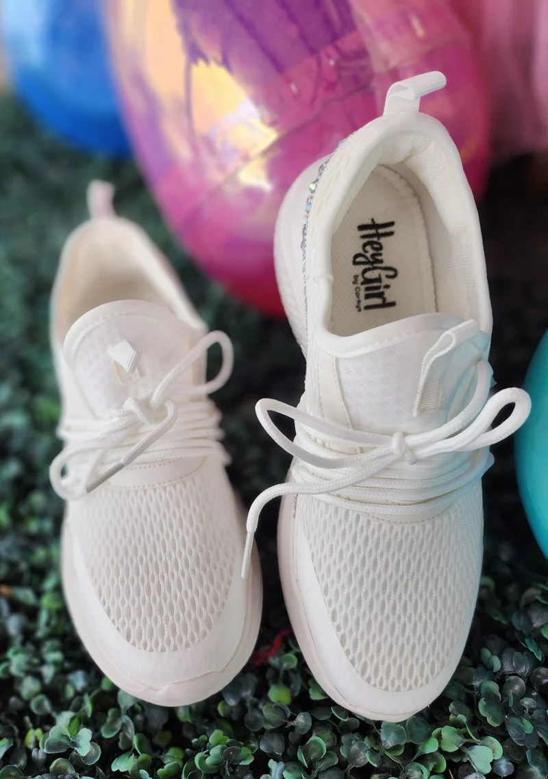 Frosting (White/Rhinestones) Sneakers