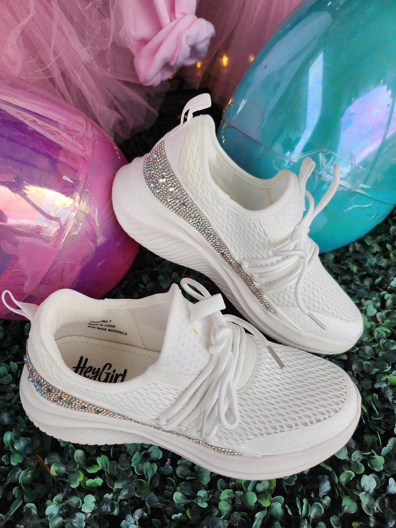 Frosting (White/Rhinestones) Sneakers