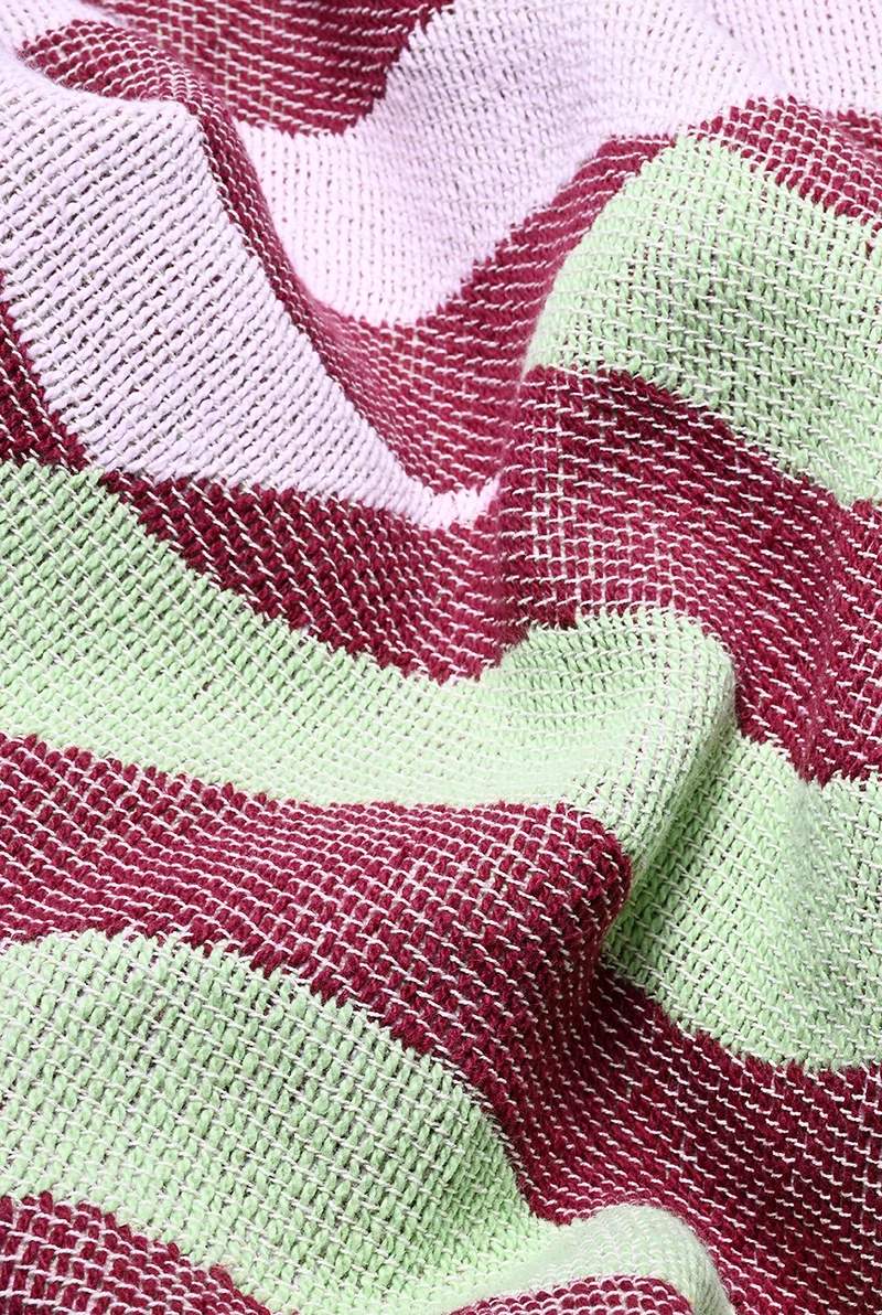 Cotton Blanket “Morcote” by Paolo Giacomazzi