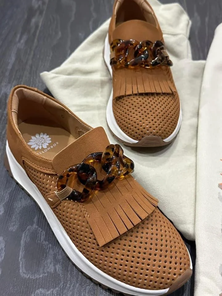 Slide-on Loafers (Tan) by Yellowbox
