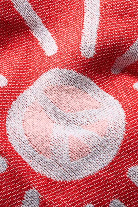 Cotton Beach Towel & Mini Blanket “Love” by Jody Barton