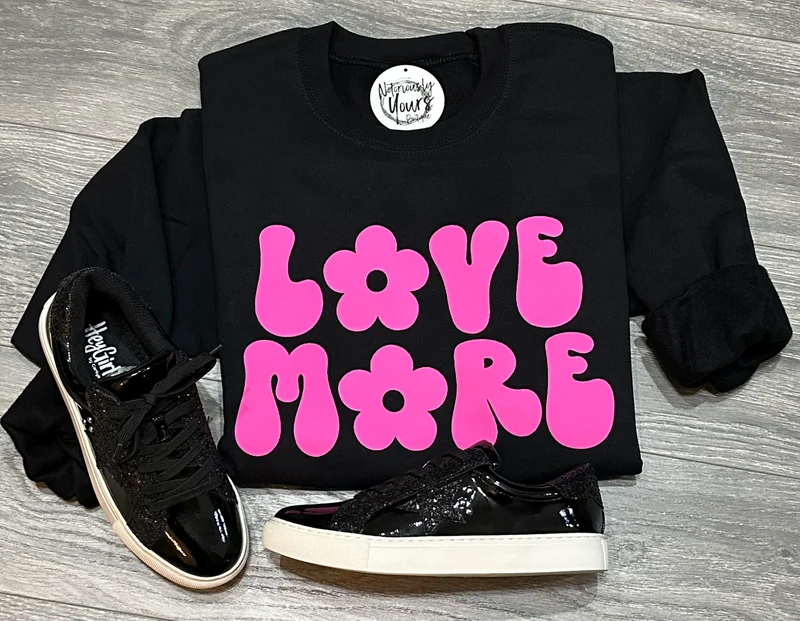 Love More Puff Sweatshirt