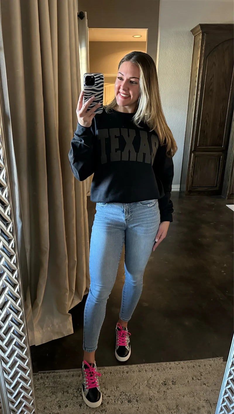 Texas Puff ink Sweatshirt