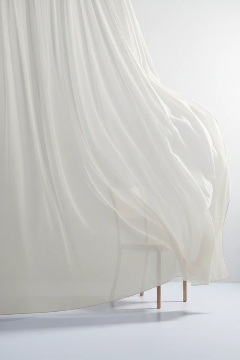 Luxury Sheer Curtains "Georgette" in Bronze Colour