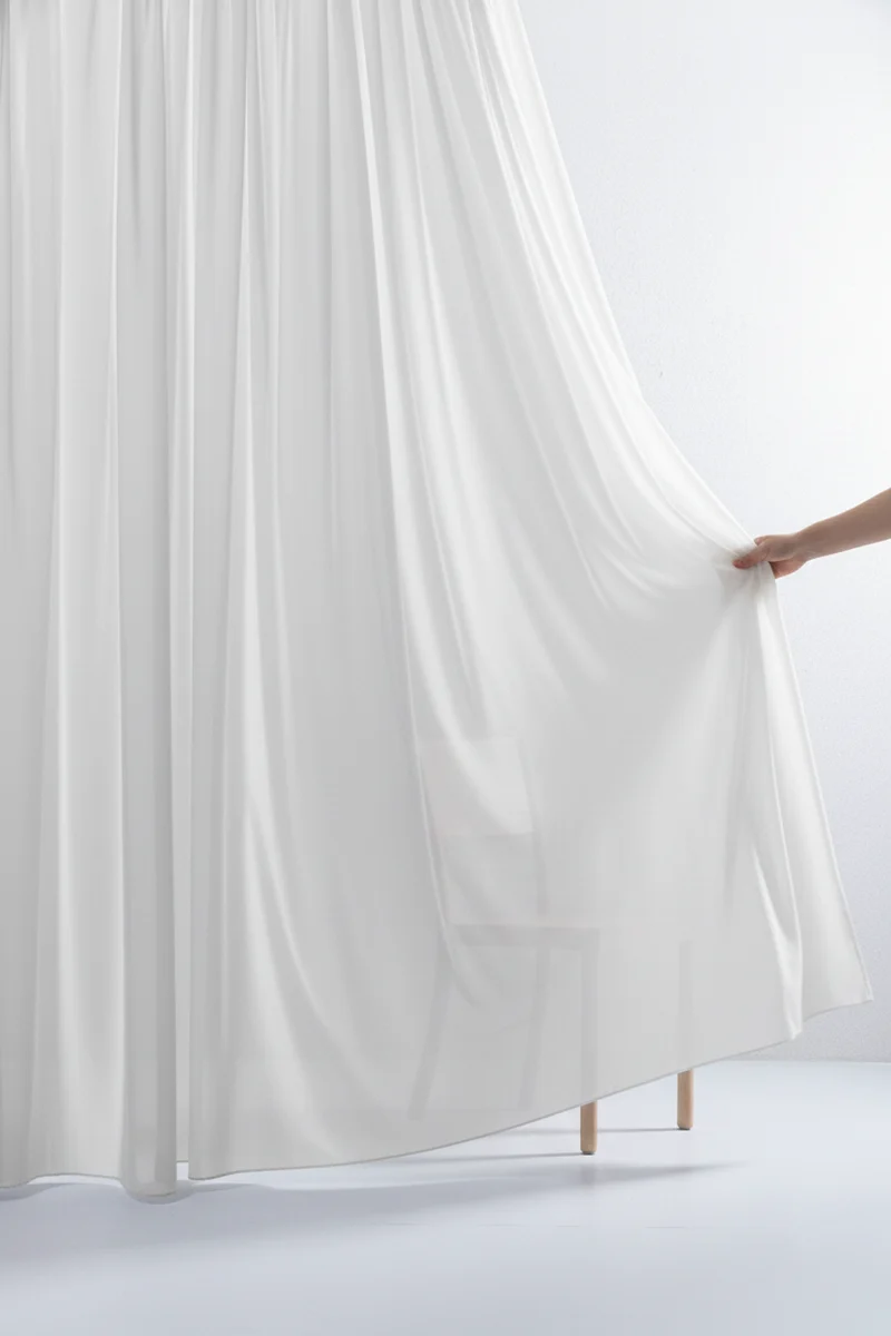 Luxury Sheer Curtains "Georgette" in Naturale Colour