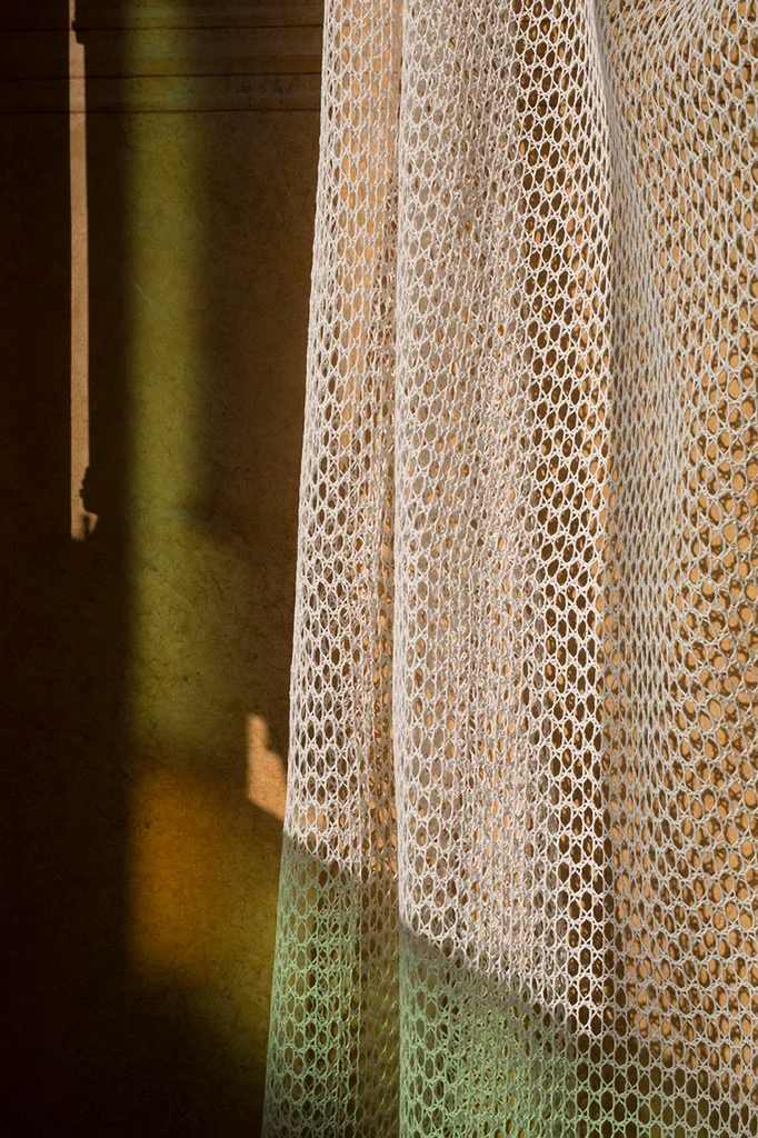Trevira CS Mesh Curtain Fabric "Napoli"- SALE