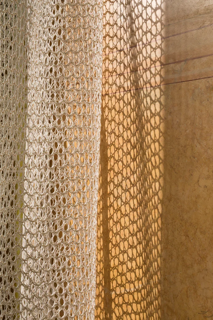 Trevira CS Mesh Curtain Fabric "Napoli"- SALE