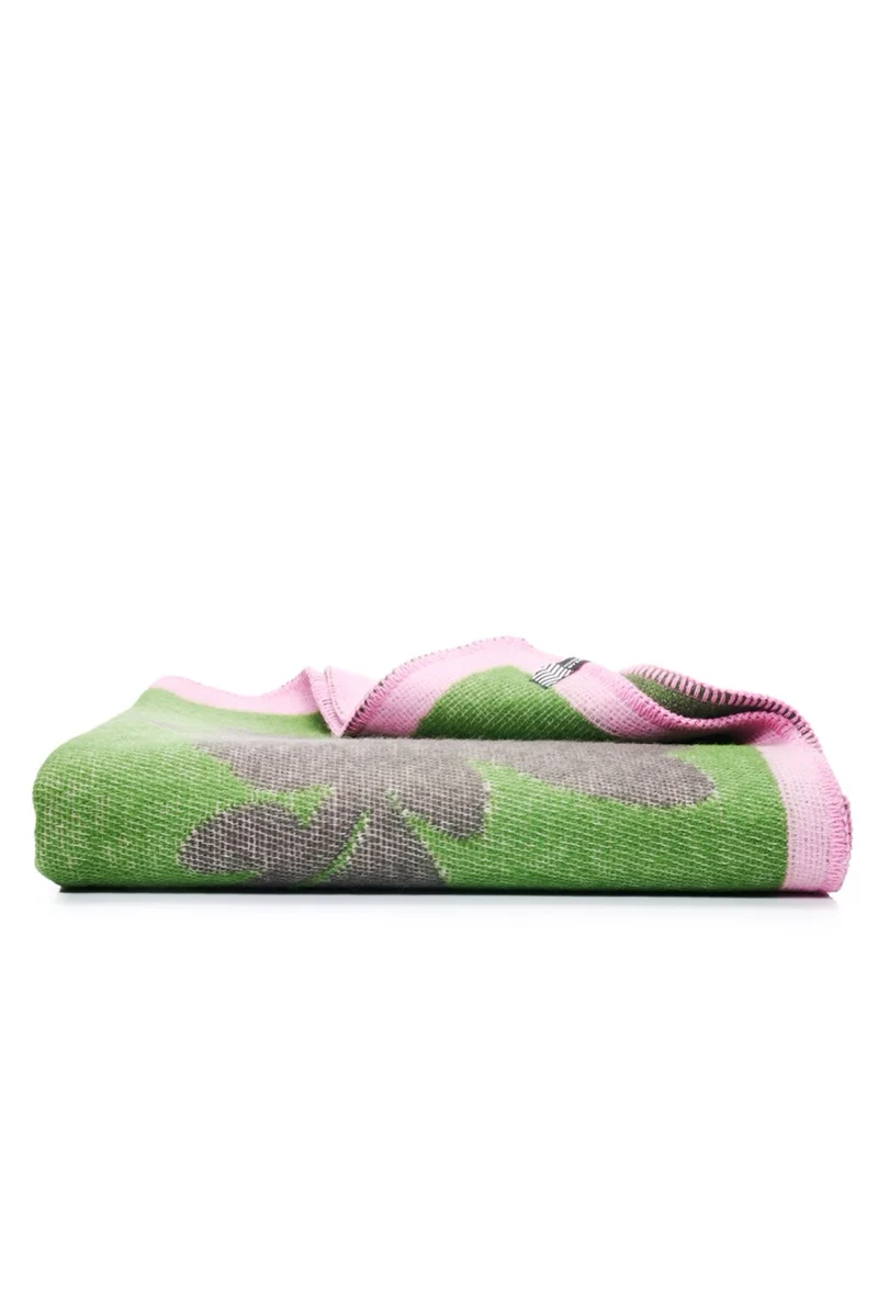 Wool Blanket "Flor y Mar" by Claudia Caviezel