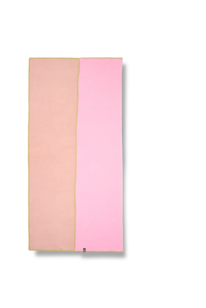 Wool Blanket "Behind Every Colour Is Another One Pink" by Michele Rondelli