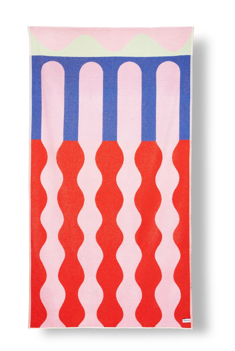 Beach Towel "Santa Monica" by Sophie Probst - XL 100% Cotton