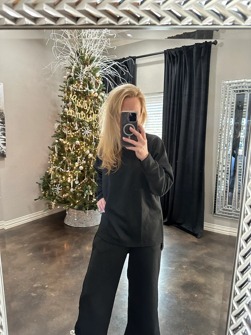 Matching Lounge Wear (Black)