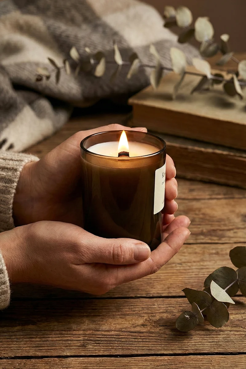 Scented Candle “Mussezeit” with Lavender & Juniper