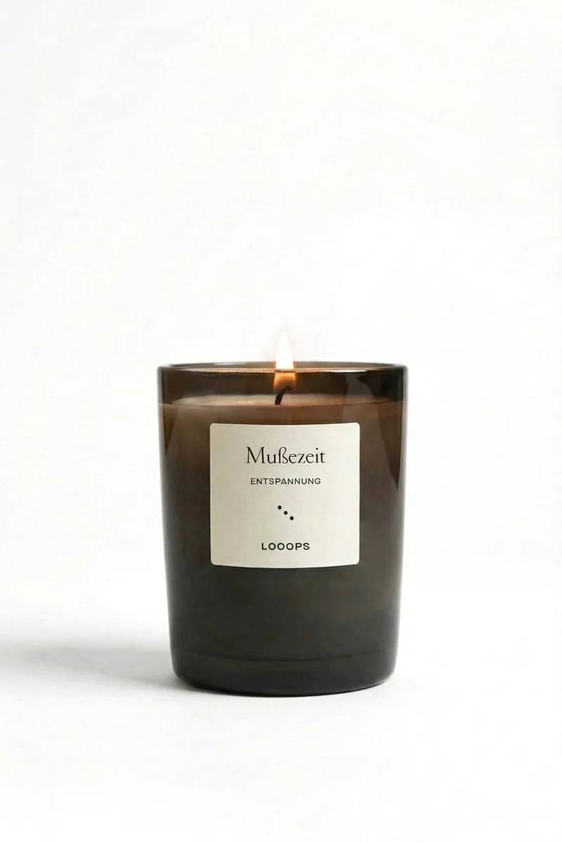 Scented Candle “Mussezeit” with Lavender & Juniper