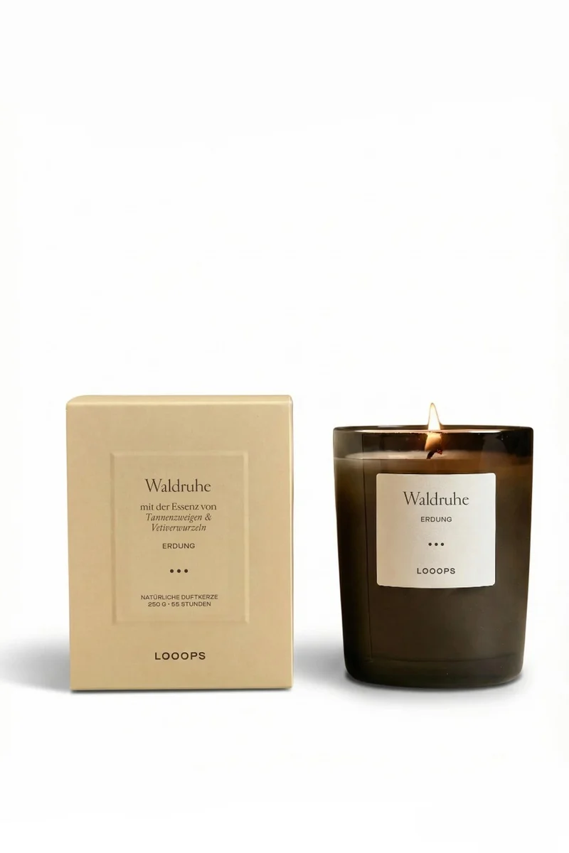 Scented Candle “Waldruhe” with Fir & Vetiver