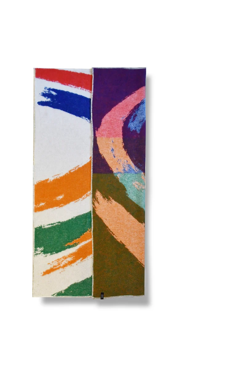 Wool Blanket “Podium” by Michele Rondelli