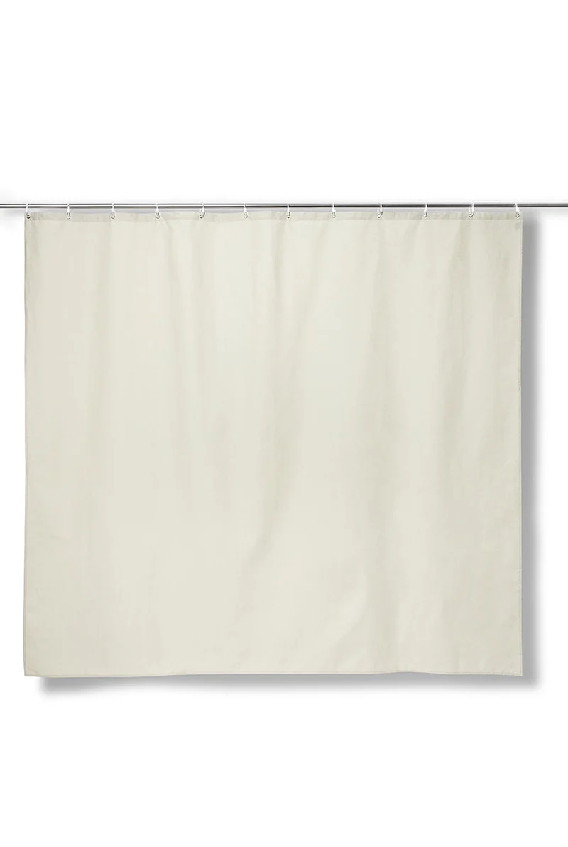 Linen Shower Curtain in Natural Flax in 4 Sizes