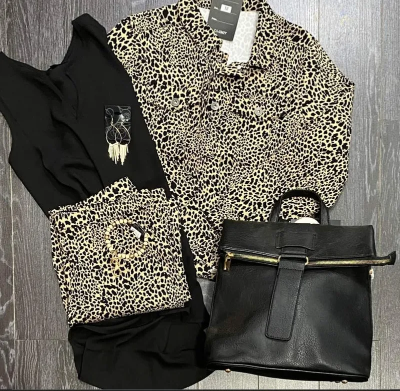 Ankle Pants (Animal Print)