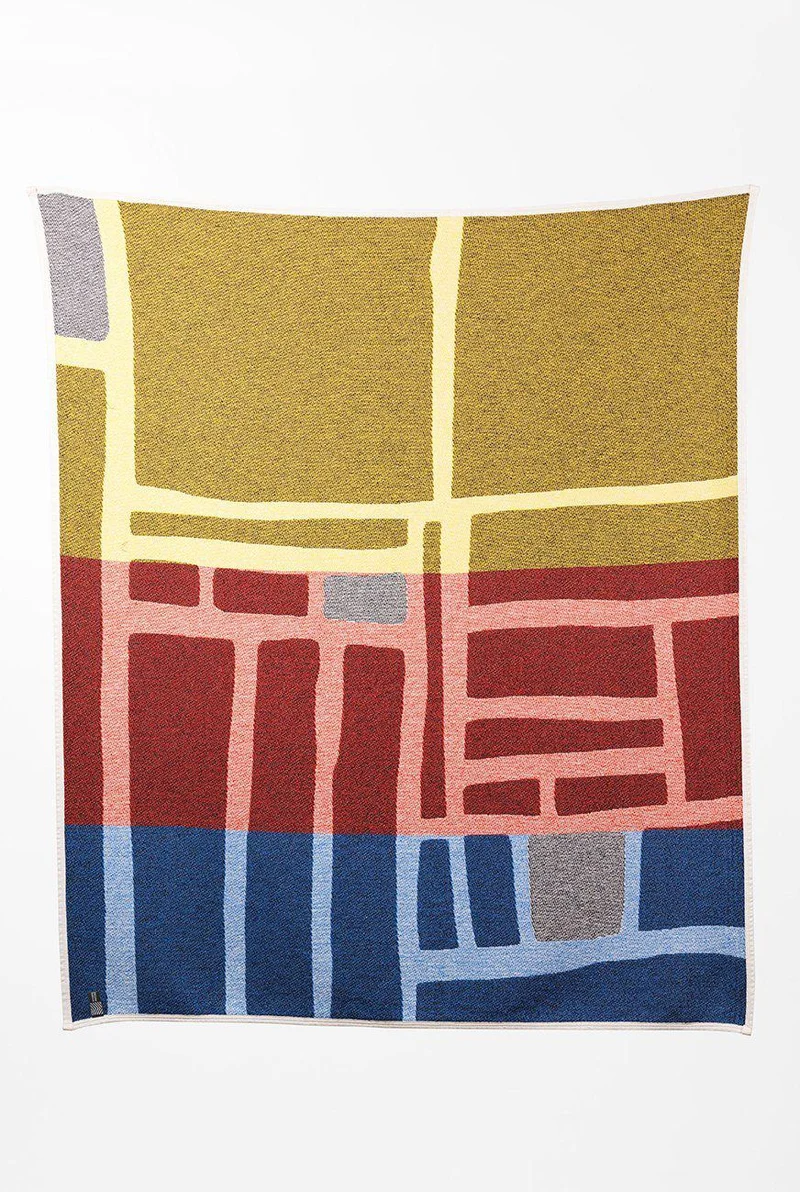 Cotton Blanket Modulon Bojagi by Michele Rondelli