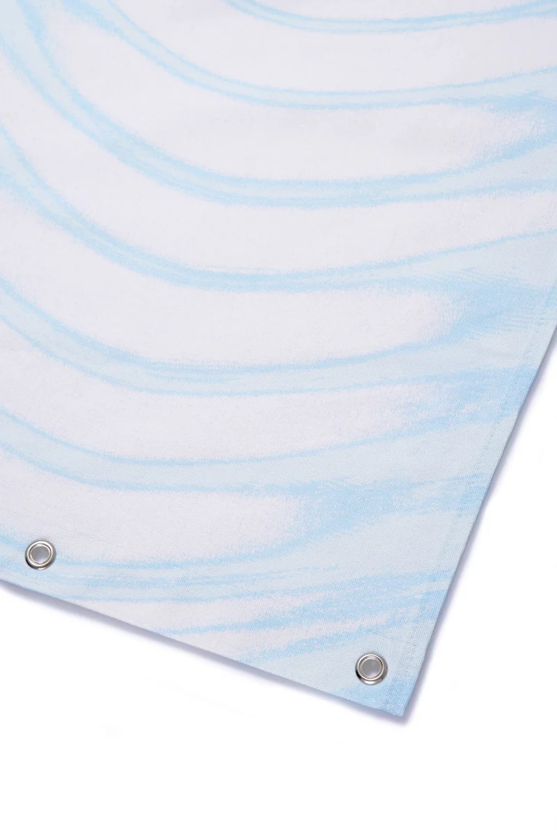 Artist Cotton Shower Curtain "Drift" by Blanca Frei