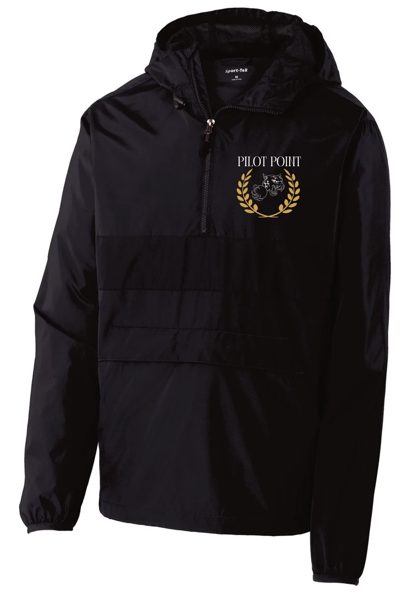 Tennis Quarter Zip Pocket Anorak (black)