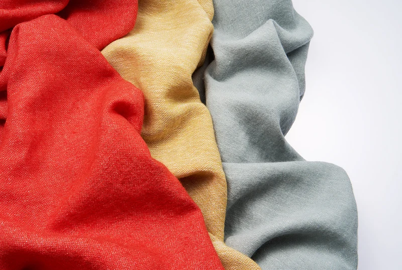 Recycled Wool Curtains Mid-Weight in Camel Colour