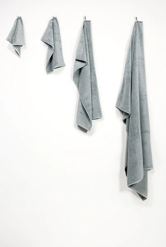 Organic Cotton Towels – Steel Grey
