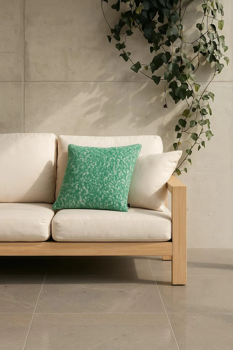Outdoor / Indoor Cushion "Donata" - Emerald