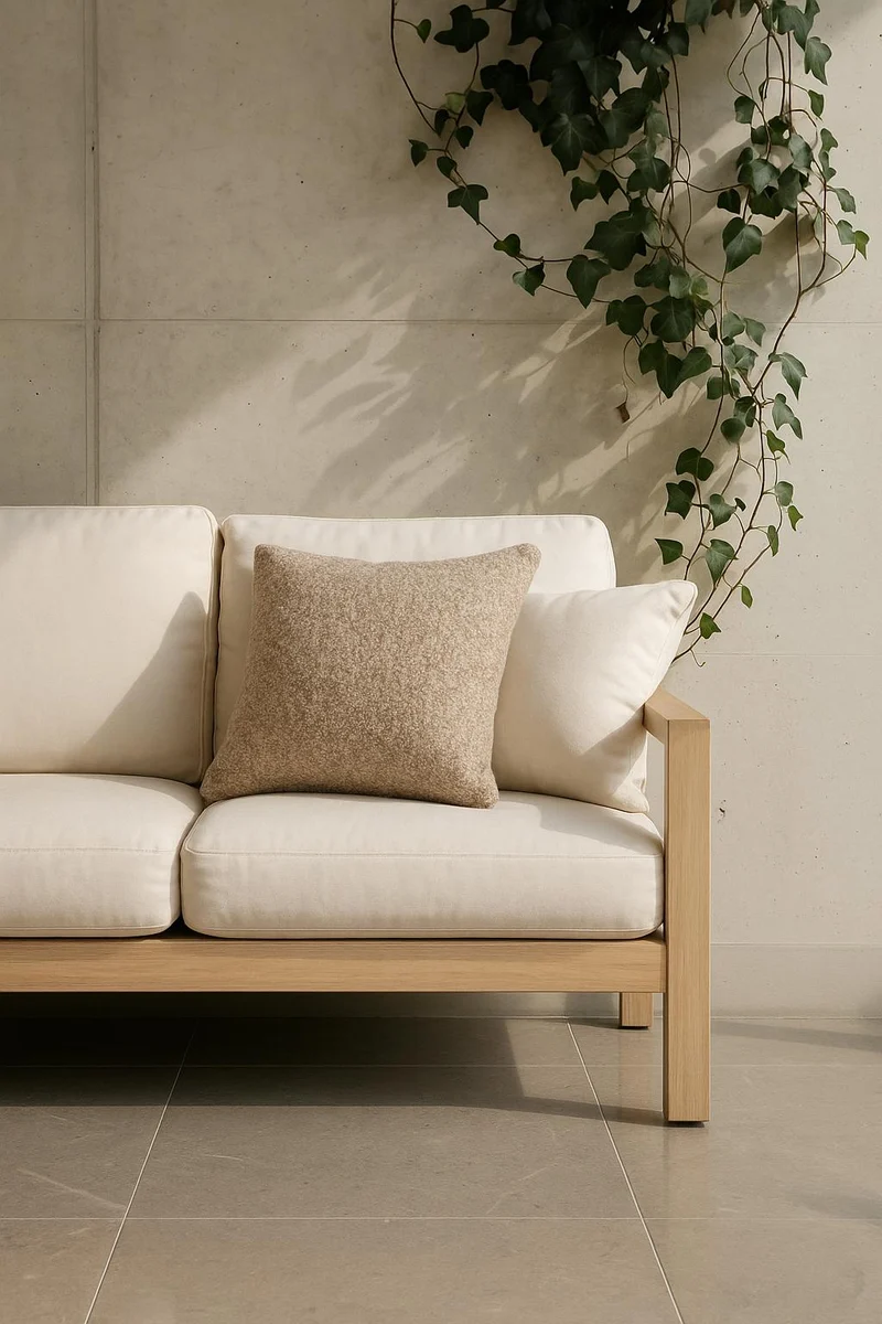 Outdoor / Indoor Cushion "Donata" - Stone