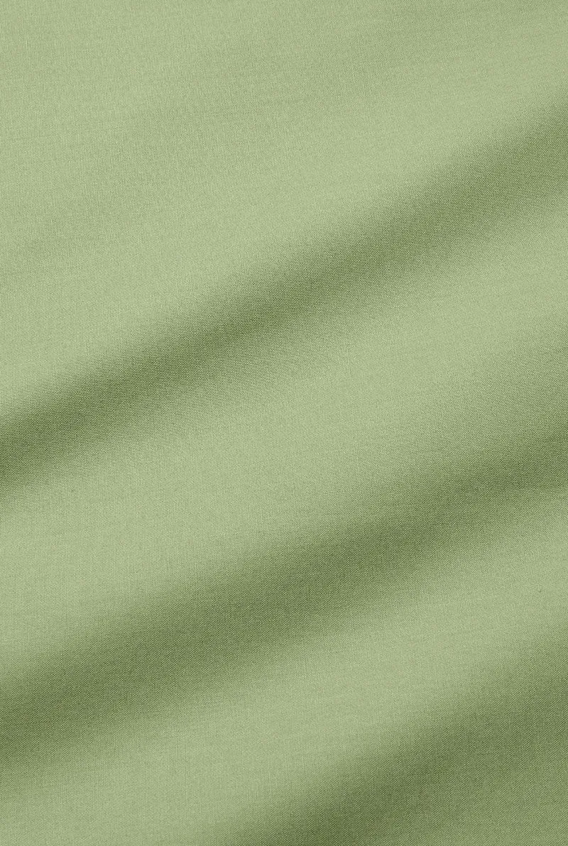 Pima Cotton Percale Bedding in Lotus Green Color
