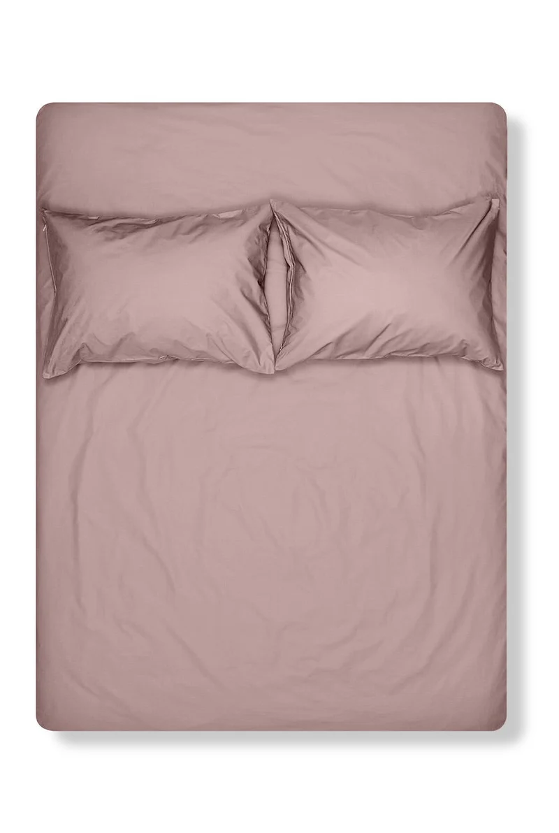 Pima Cotton Percale Bedding in Dove Grey Color