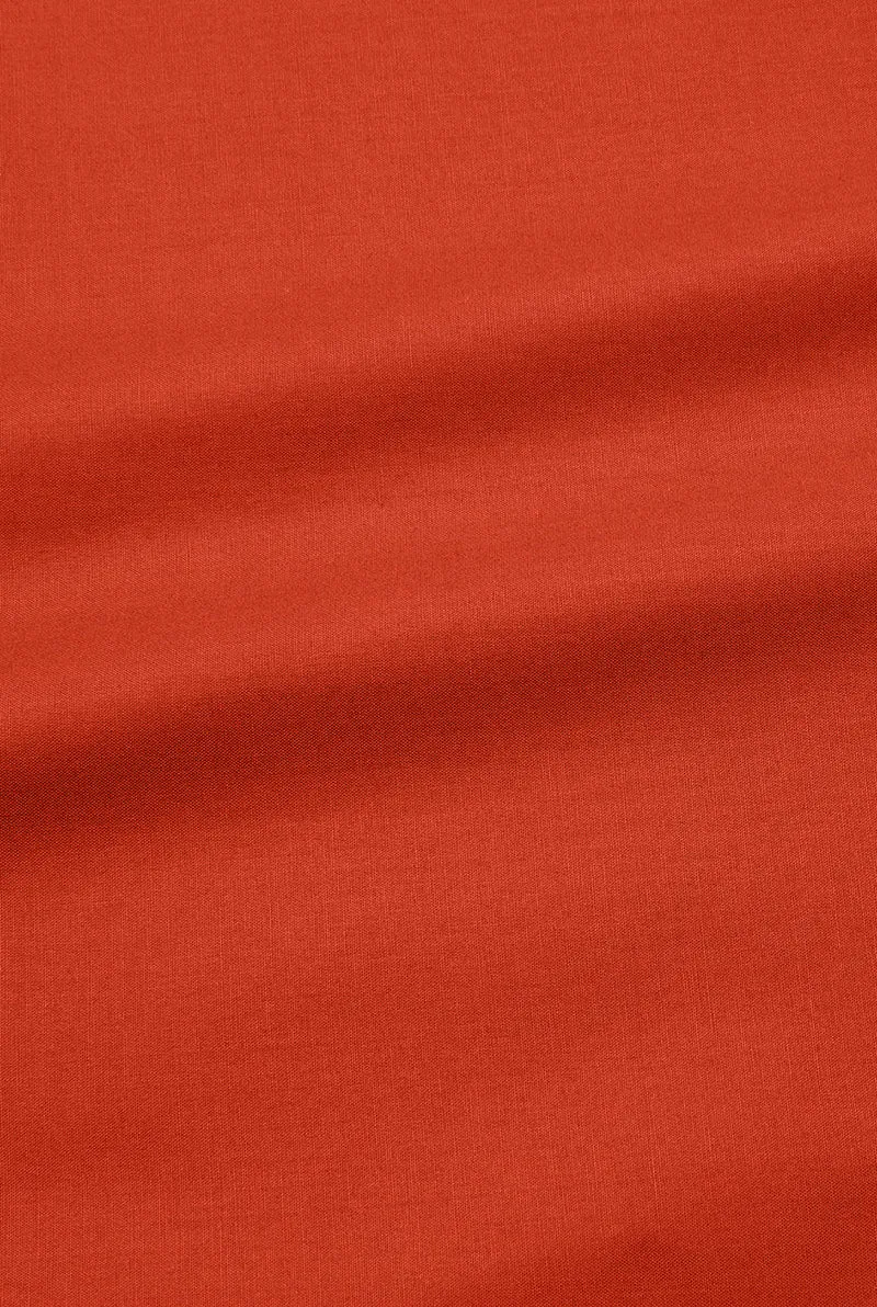 Pima Cotton Percale Bedding in Mecca Orange Color