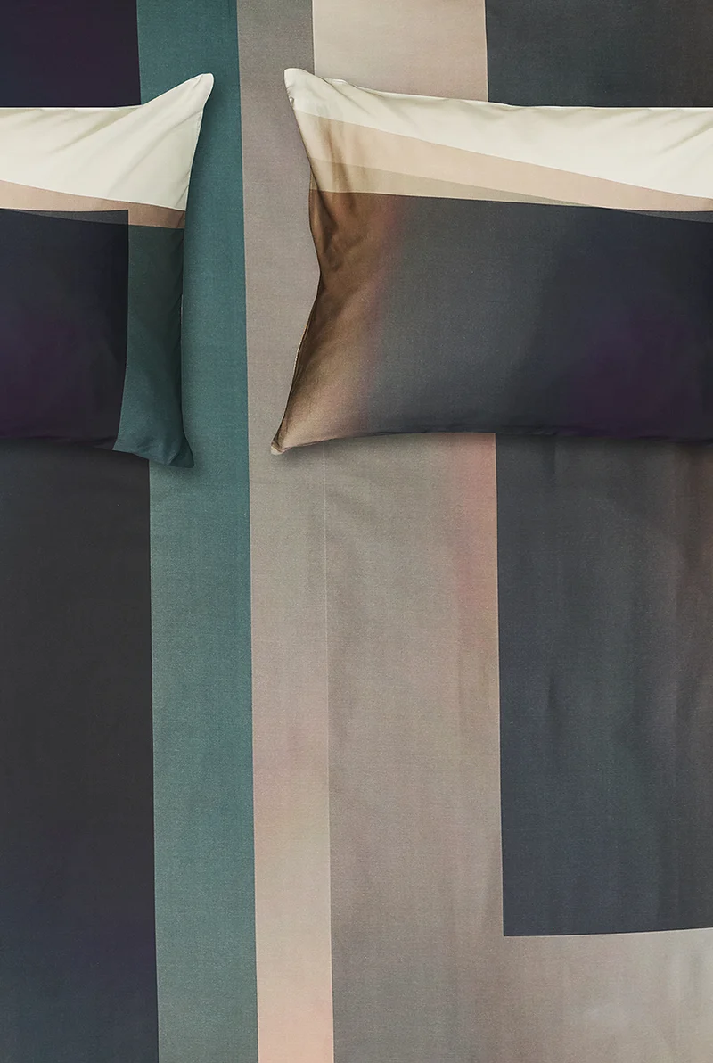 Artist Bedding "Overlay Midnight" by Michele Rondelli
