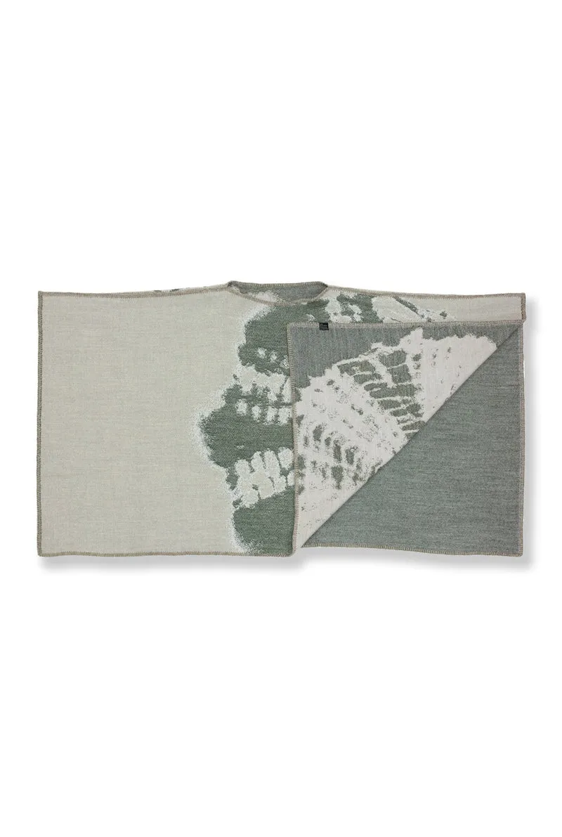 Merino Wool Poncho "Tie Dye" by Charlotte Gentsch