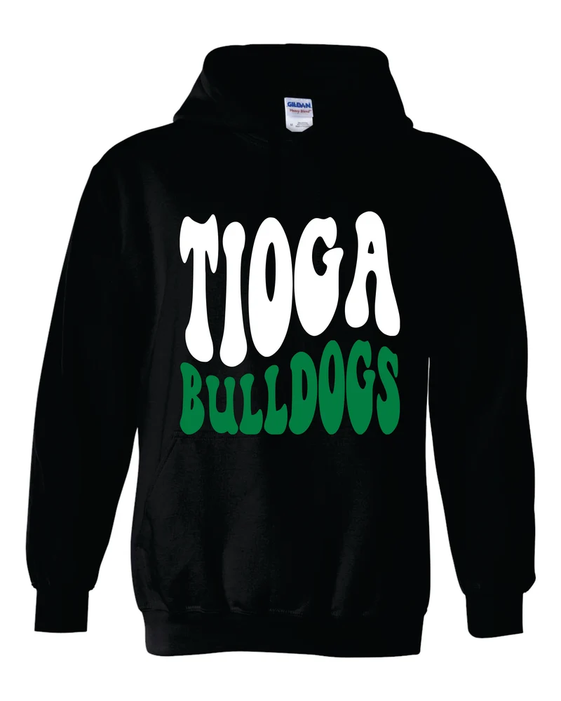 Tioga Bulldogs wave Sweatshirt/Hoodie