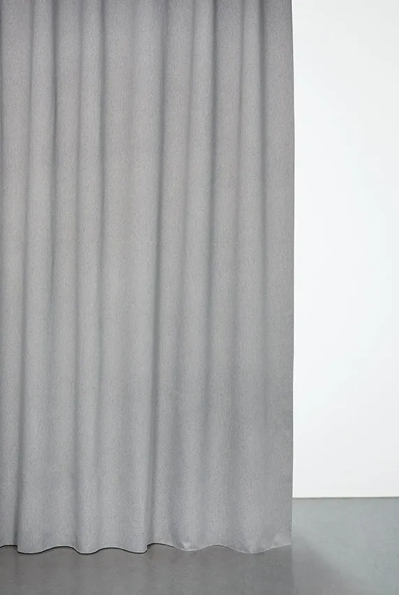 Blackout Curtains (Double Sided Linen Weave ) in Ash Grey
