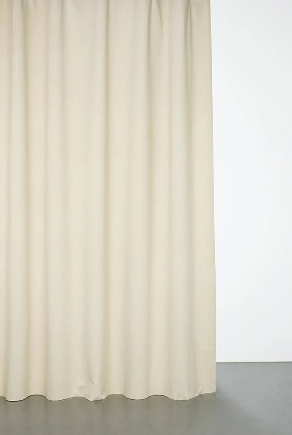 Blackout Curtains (Double Sided Linen Weave ) in Beige