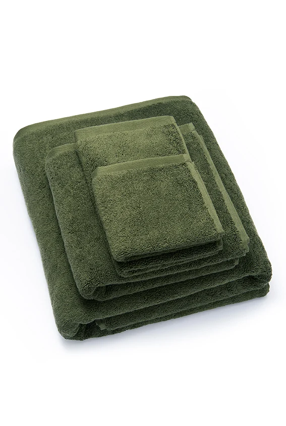 Organic Cotton Towels – Forest Green