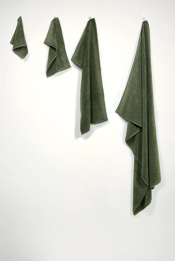 Organic Cotton Towels – Forest Green