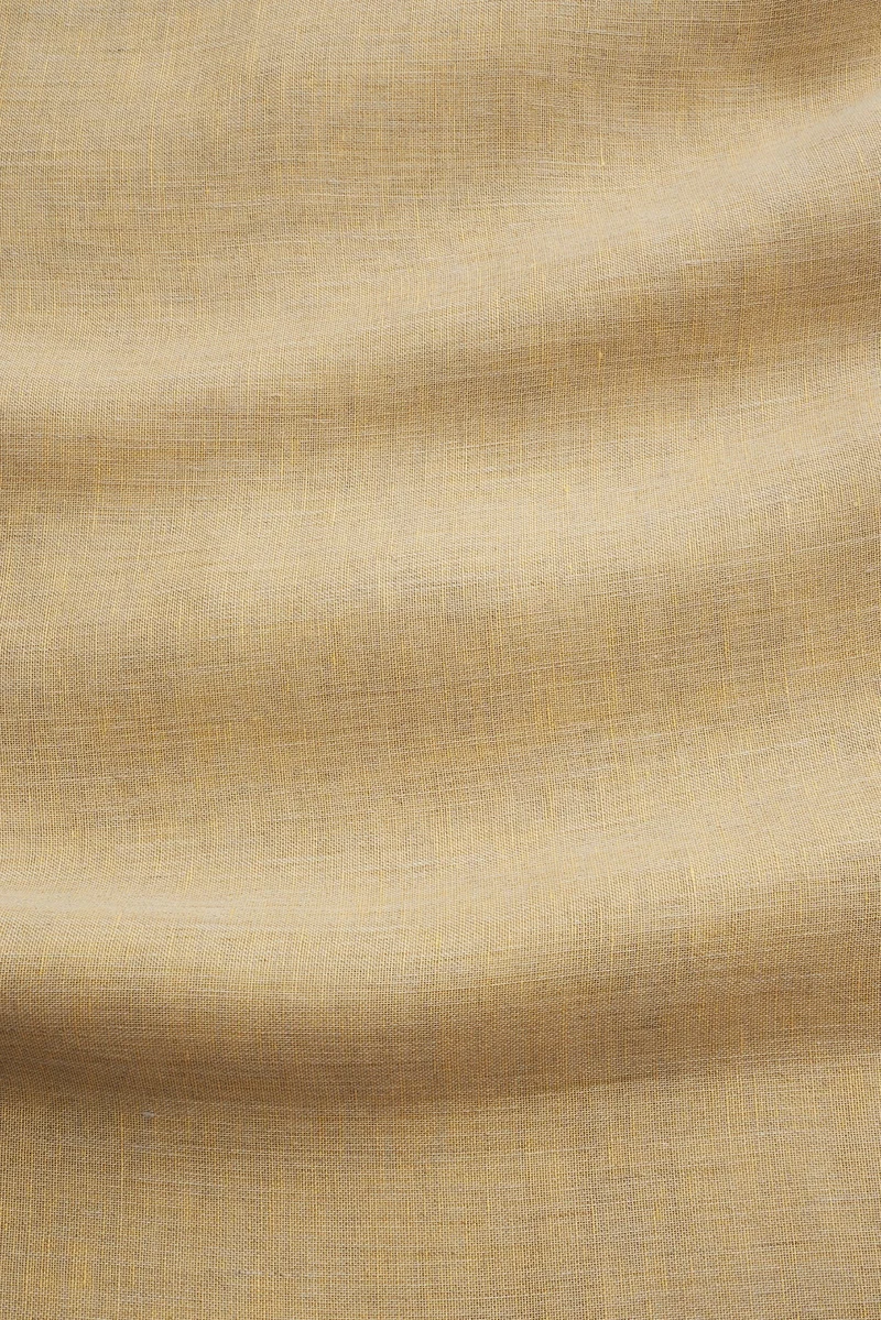 Linen Curtains in Corn Yellow Color