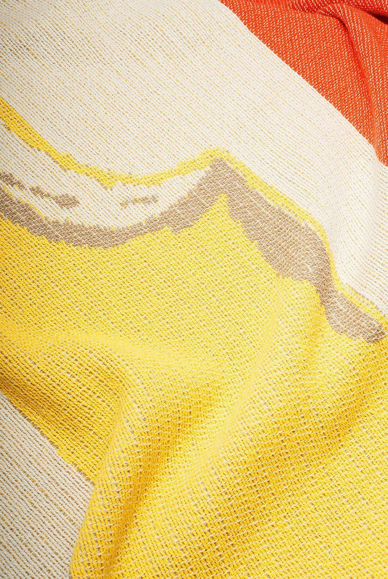 Cotton Beach Towel or Mini Blanket "Gelato" by Michele Rondelli