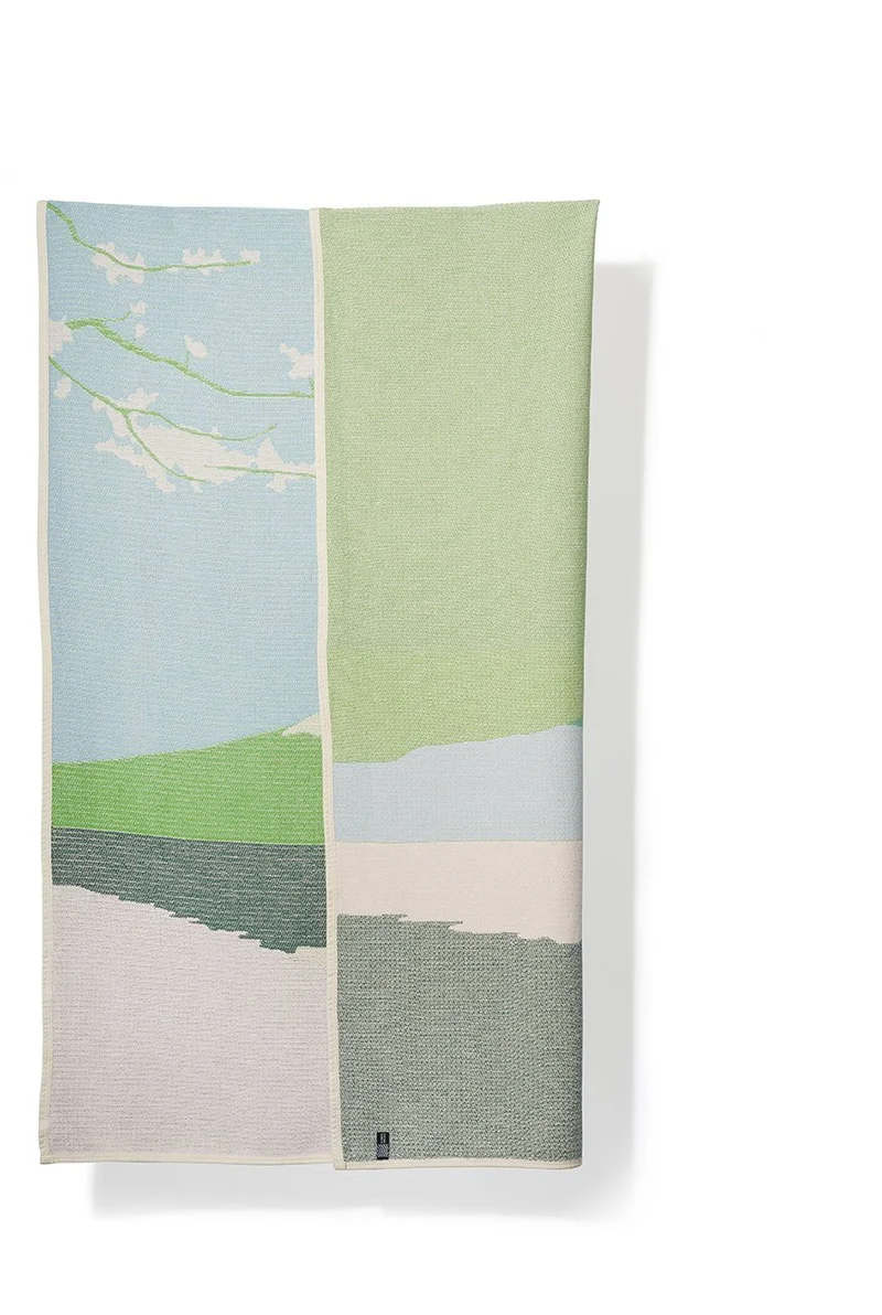 Cotton Blanket & Throw "Honshu" by Sophie Probst
